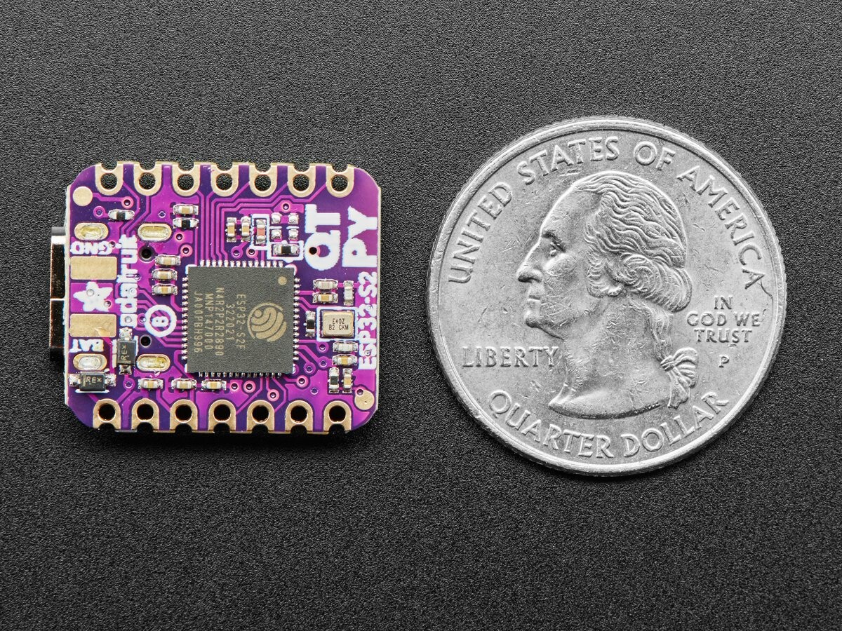 Adafruit QT Py ESP32-S2 WiFi Udviklingskort med STEMMA QT 5325