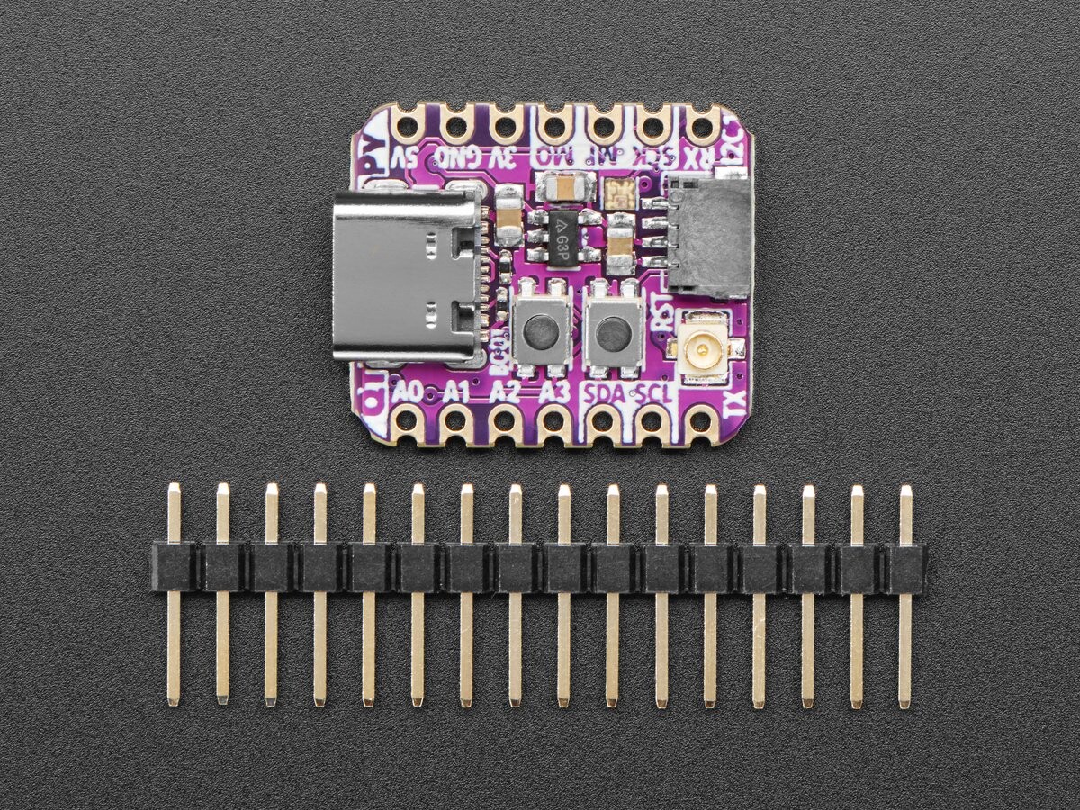 Adafruit QT Py ESP32-S2 WiFi Udviklingskort med uFL antenneport 5348