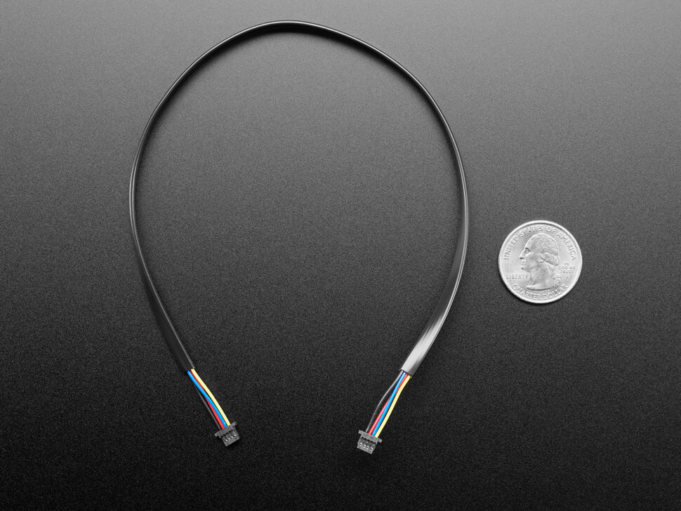 Adafruit STEMMA QT Qwiic JST 4-benet kabel 300 mm langt 5384