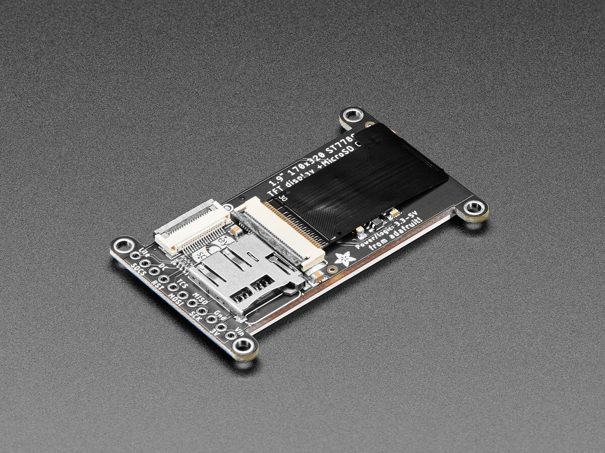 Adafruit 1,9 Zoll farverigt IPS TFT-display 320x170 ST7789 5394
