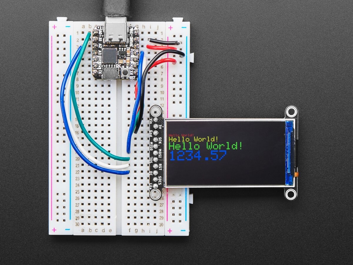 Adafruit 1,9 Zoll farverigt IPS TFT-display 320x170 ST7789 5394