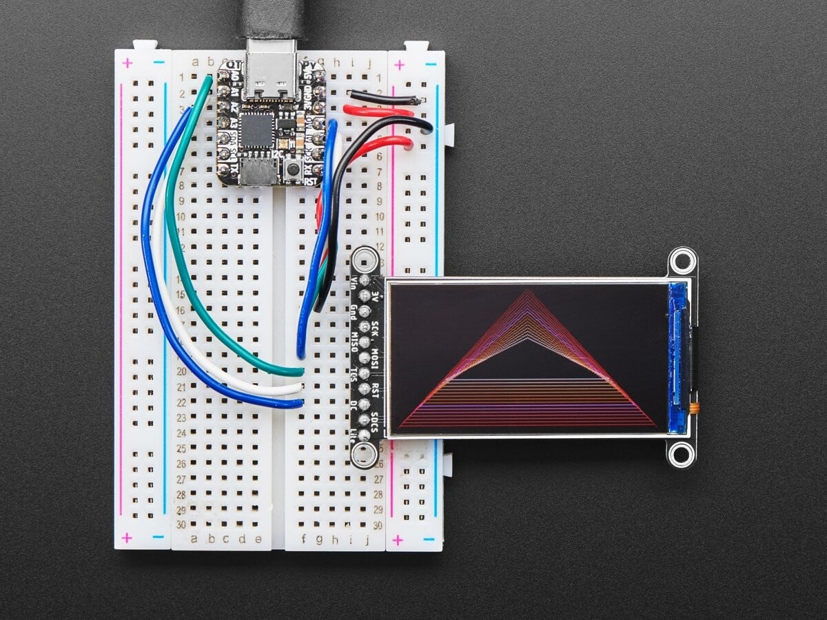 Adafruit 1,9 Zoll farverigt IPS TFT-display 320x170 ST7789 5394