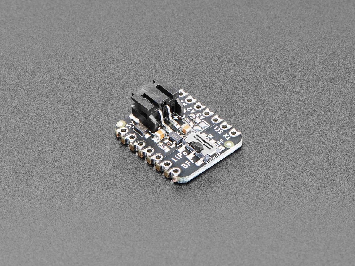 Adafruit LiIon eller LiPoly oplader til QT Py BFF Add-On, 200mA opladningsstrøm, 5397