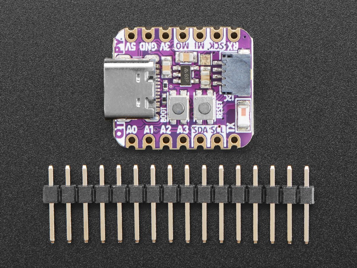 Adafruit QT Py ESP32-C3 WiFi Dev Board med STEMMA QT RISC-V IoT Mikrokontroller 5405
