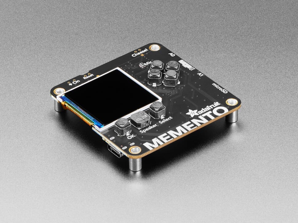 Adafruit MEMENTO Python programmerbar DIY kamera – kun bundkort