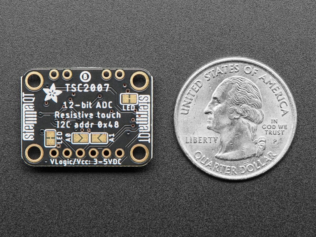 Adafruit TSC2007 I2C Resistiv berøringsskærm controller - STEMMA QT 5423