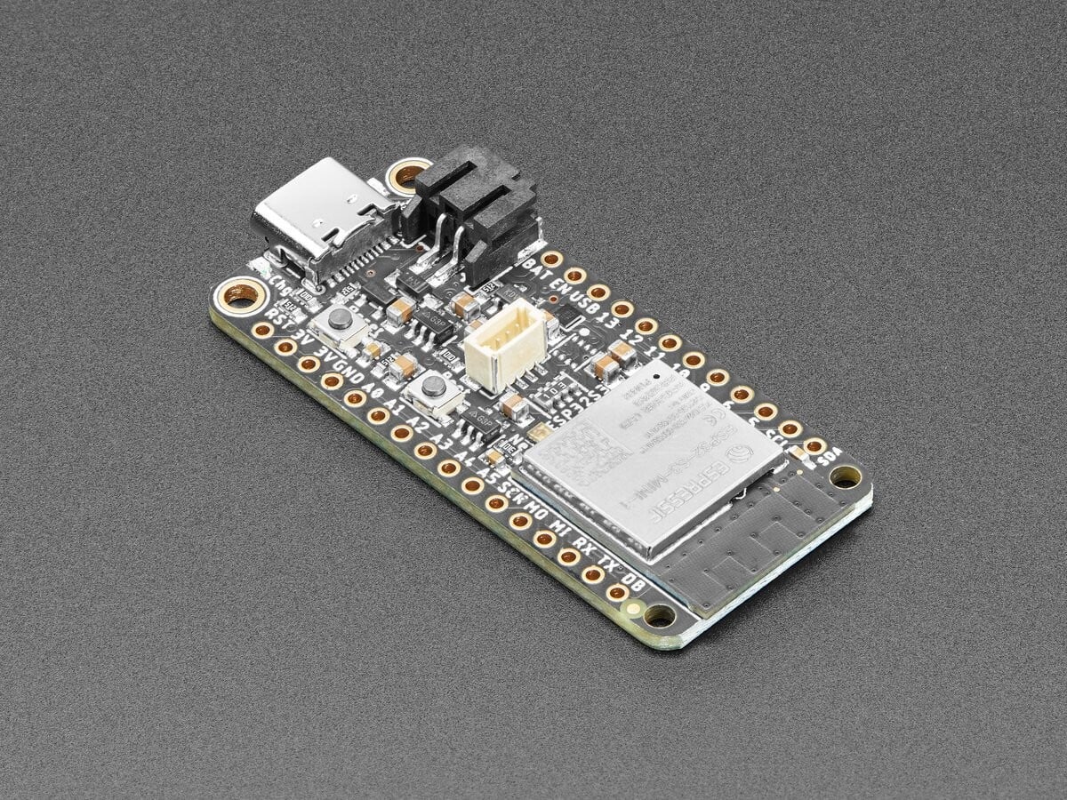 Adafruit ESP32-S3 Feather med 4MB Flash 2MB PSRAM STEMMA QT Qwiic 5477