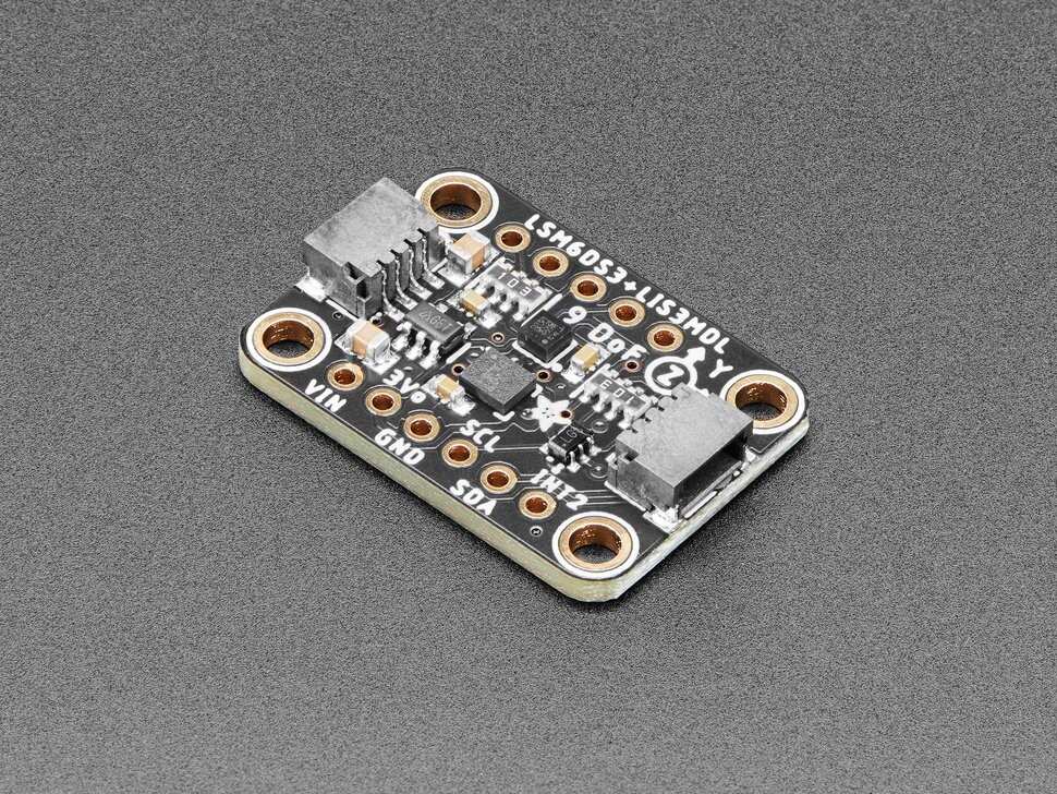 Adafruit Precision 9 DoF IMU LSM6DS3TR-C LIS3MDL STEMMA QT Qwiic 5543
