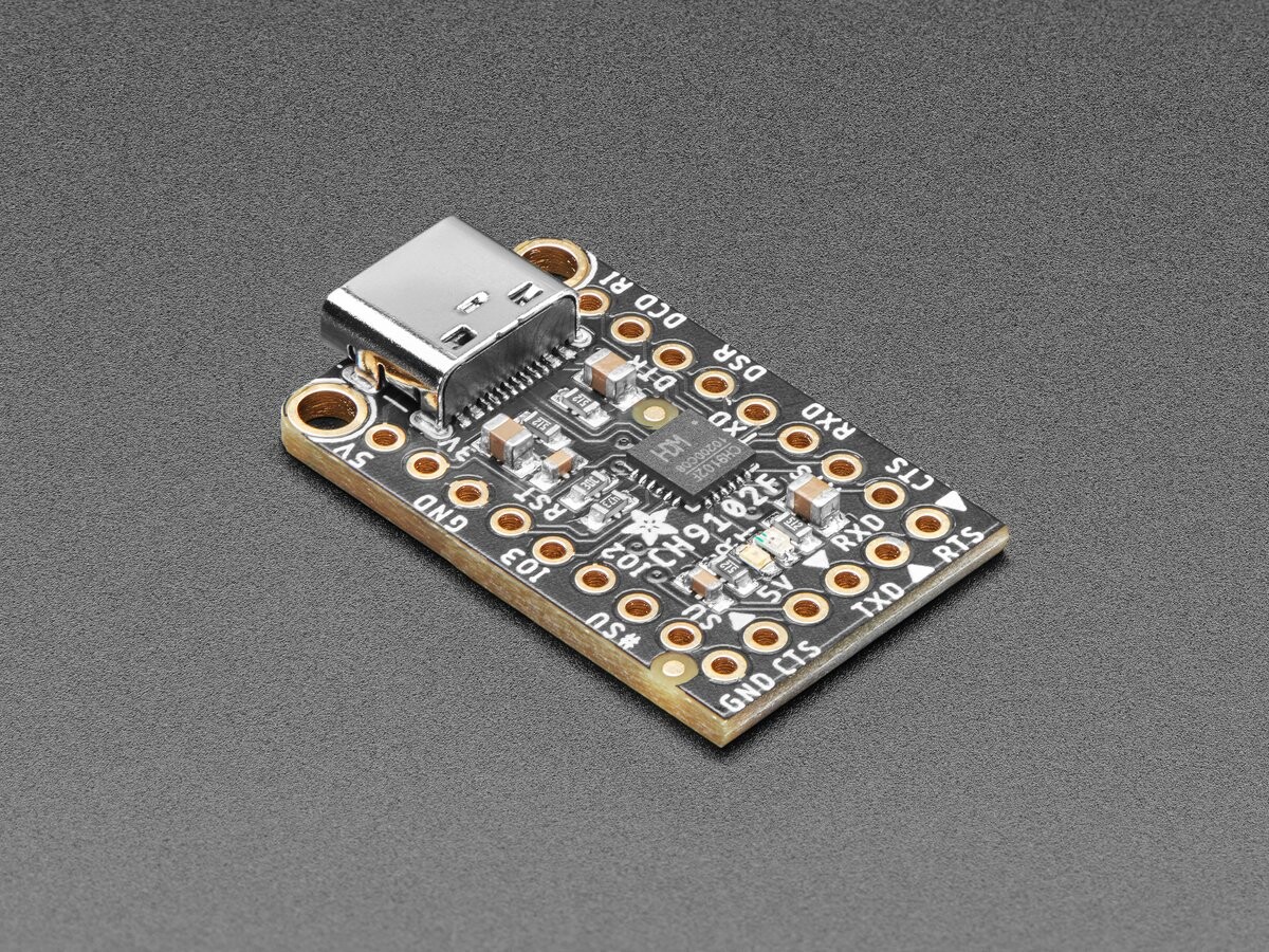 Adafruit WCH CH9102F Friend USB to Serial Converter 5568