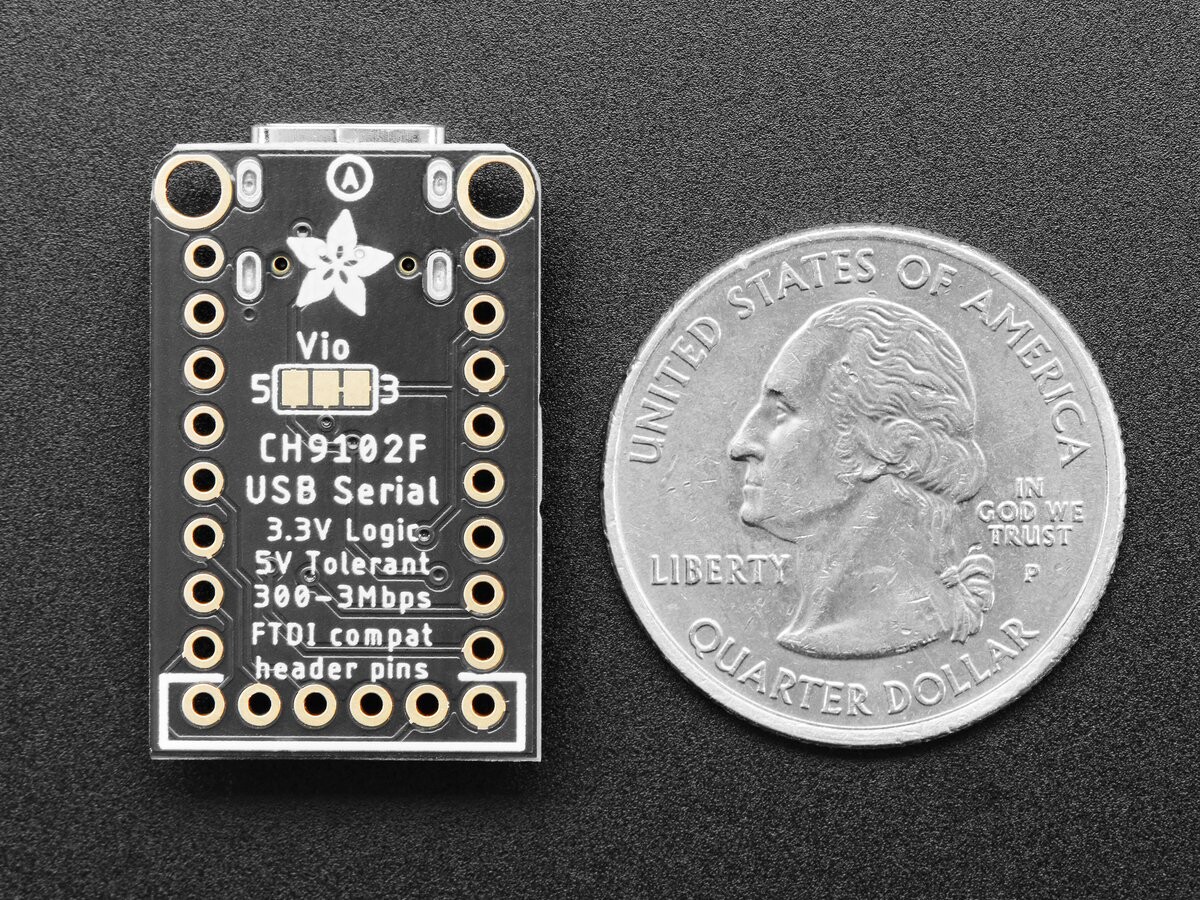 Adafruit WCH CH9102F Friend USB to Serial Converter 5568