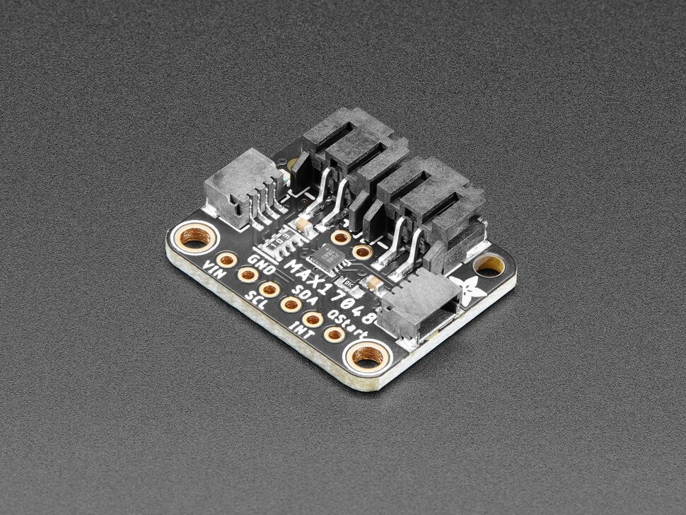 Adafruit MAX17048 LiPoly / LiIon Fuel Gauge and Battery Monitor STEMMA JST PH QT Qwiic 5580