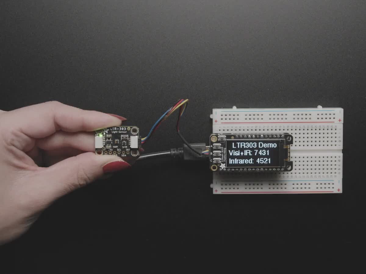 Adafruit LTR-329 Digitalt lyssensor til Arduino STEMMA QT Qwiic 5591