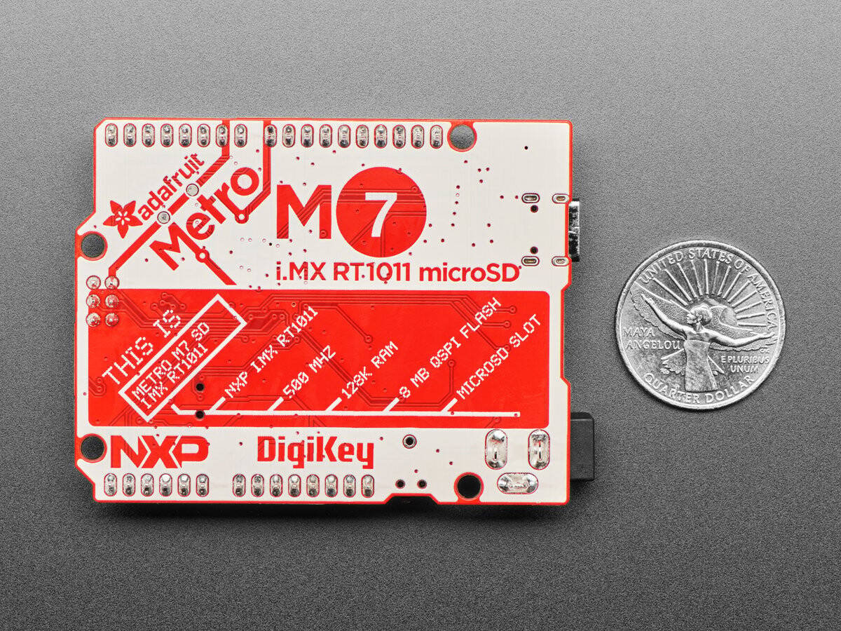 Adafruit Metro M7 med microSD featuring NXP iMX RT1011 5600