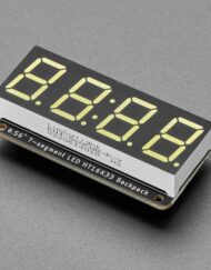 Adafruit Samlet 0,56 tommer 4-cifret 7-segment display hvid med I2C backpack STEMMA QT 5604