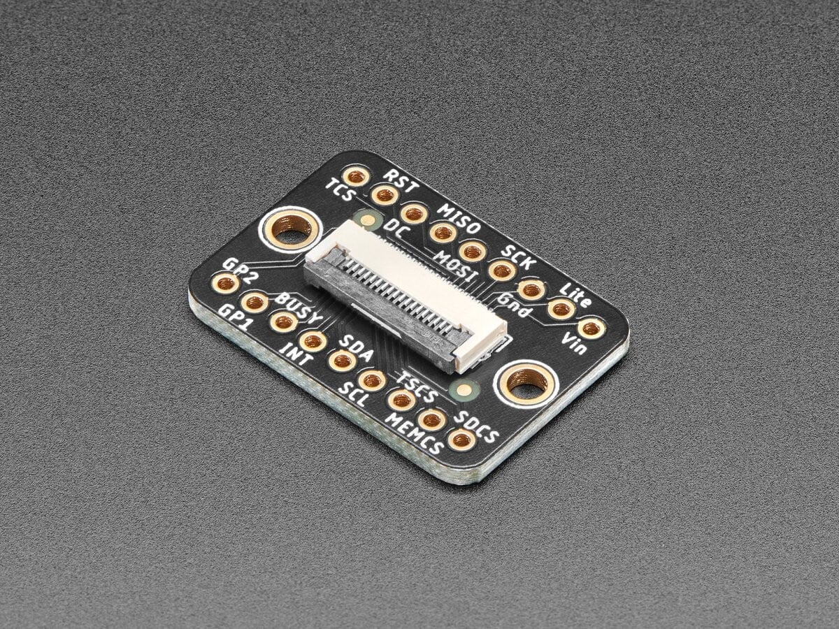 Adafruit EYESPI Breakout Board, 18-stifts FPC-stik, 5613