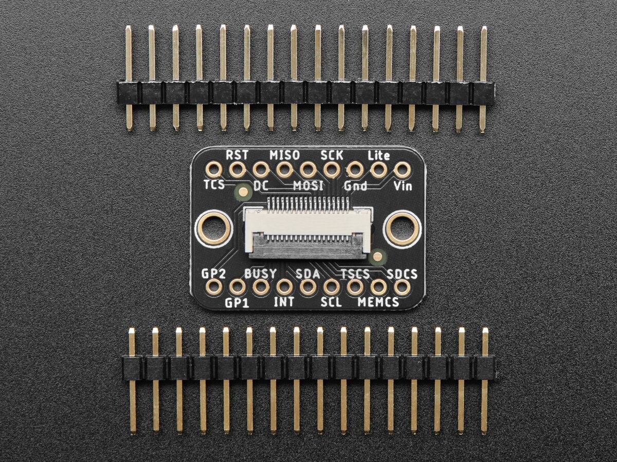 Adafruit EYESPI Breakout Board, 18-stifts FPC-stik, 5613
