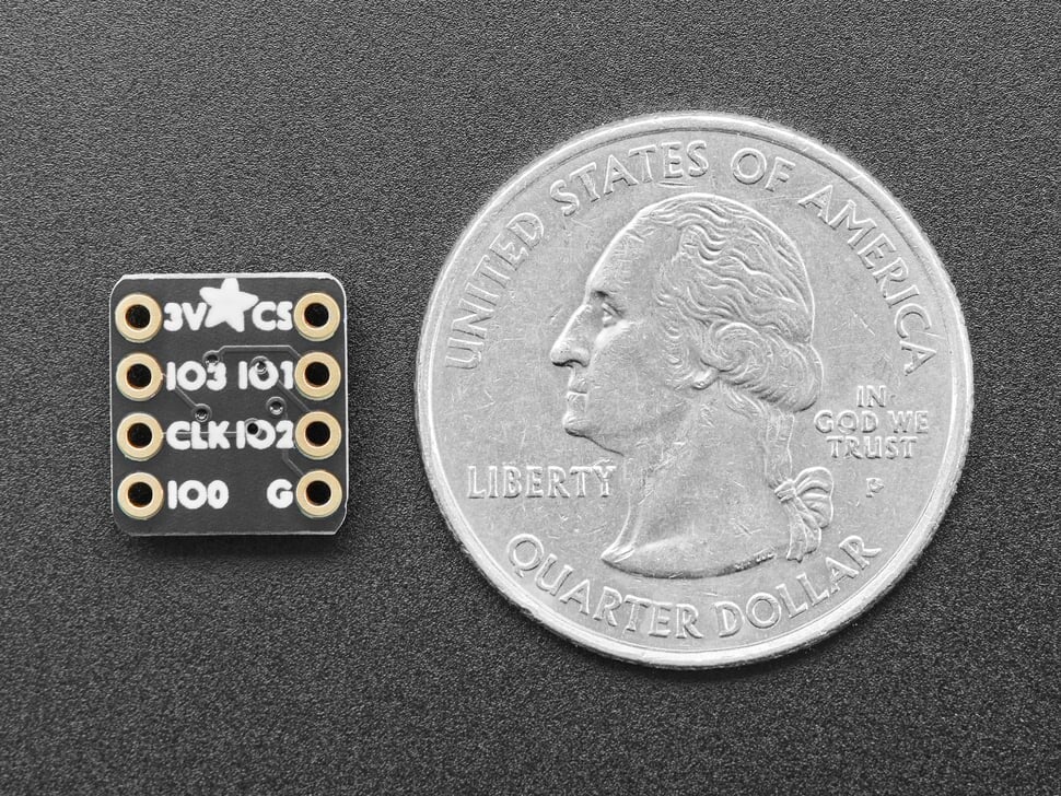 Adafruit QSPI DIP Breakout Board W25Q16 16MBit 2MByte 5632