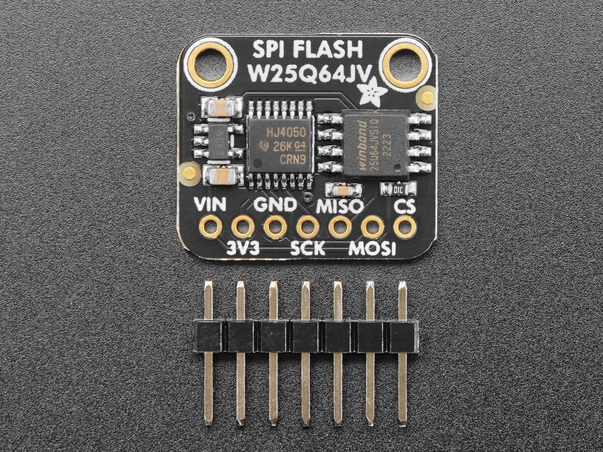 Adafruit SPI FLASH Breakout W25Q64 Chip 64MBit 8MByte 5636
