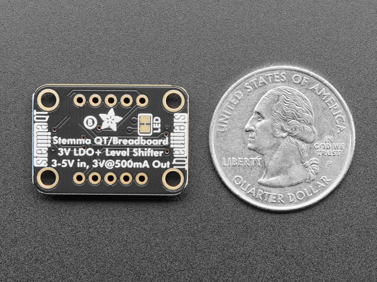 Adafruit QT 5V to 3V Shifter Breakout STEMMA QT Qwiic I2C Connector 5637