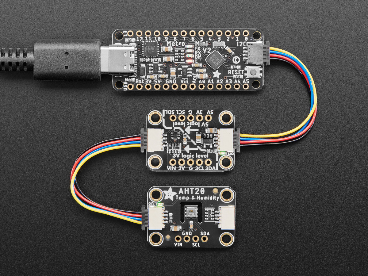 Adafruit QT 5V to 3V Shifter Breakout STEMMA QT Qwiic I2C Connector 5637