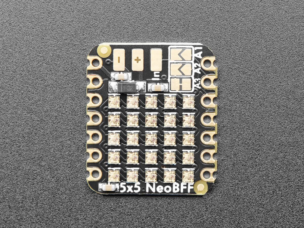 Adafruit 5x5 NeoPixel Grid Add-On for QT Py og XIAO 5646