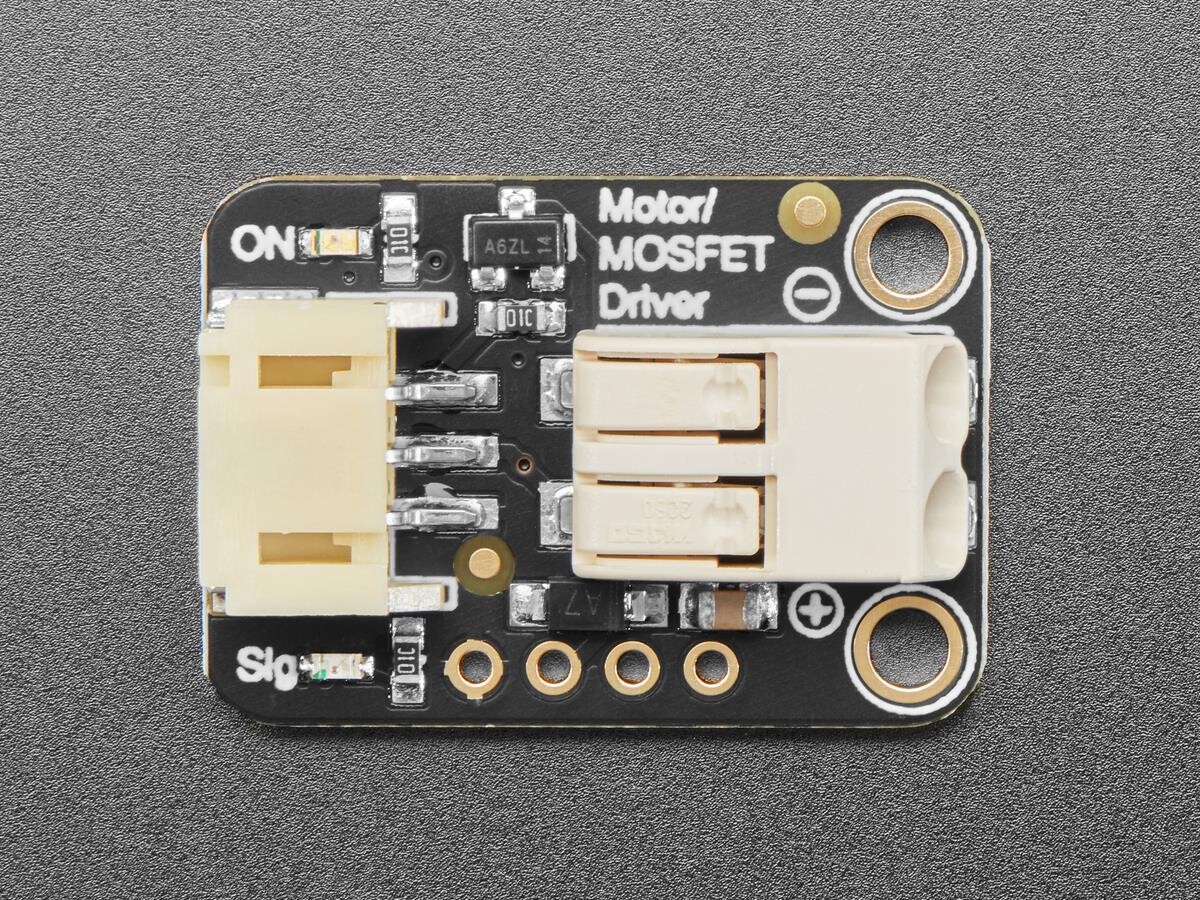 Adafruit MOSFET-driver med STEMMA JST PH 2 mm til motorer, solenoider, LED osv. 5648