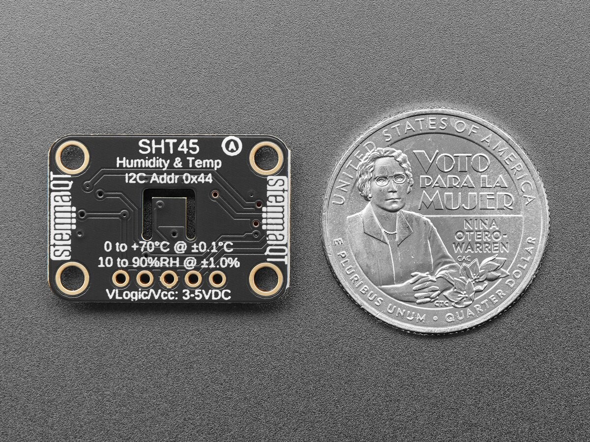 Adafruit Sensirion SHT45 Precision Temperatur- og Fugtmåler STEMMA QT Qwiic 5665