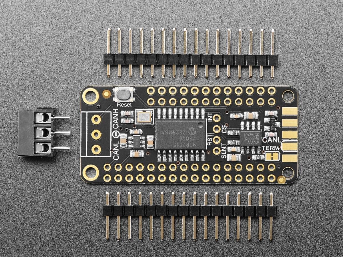Adafruit CAN Bus FeatherWing med MCP2515-controller til alle Feathers 5709