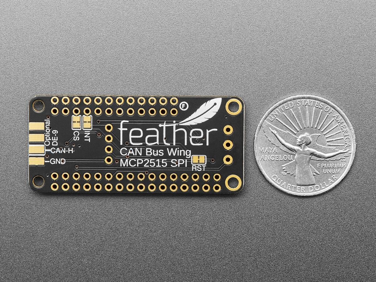 Adafruit CAN Bus FeatherWing med MCP2515-controller til alle Feathers 5709