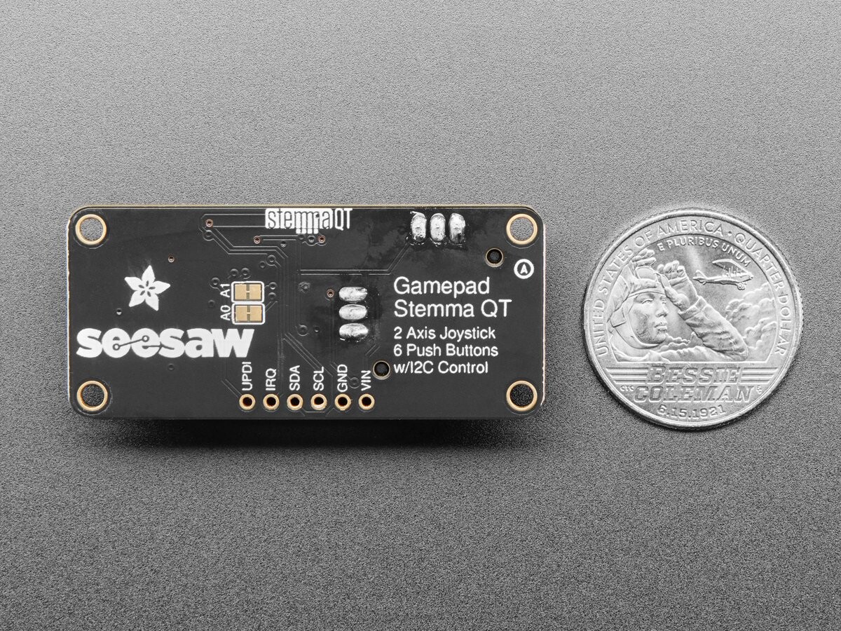 Adafruit Mini I2C Gamepad med seesaw STEMMA QT Qwiic 5743