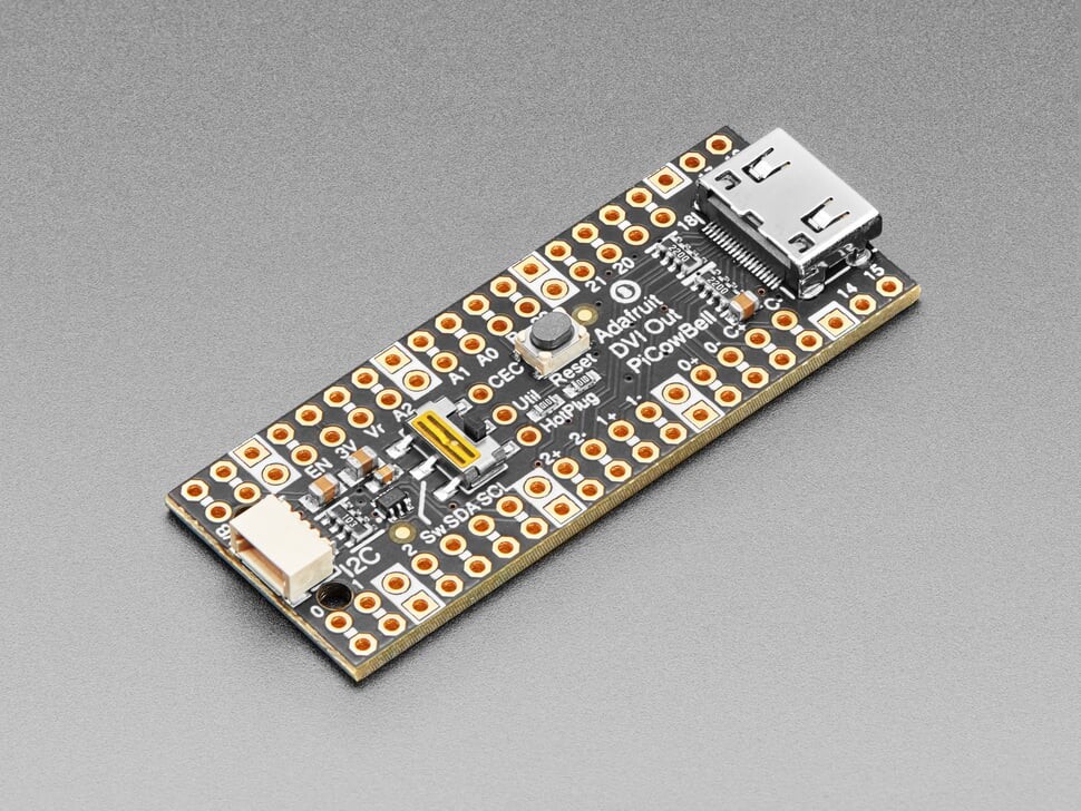 Adafruit PiCowbell DVI-udgang til Pico Fungerer med HDMI-display 5745