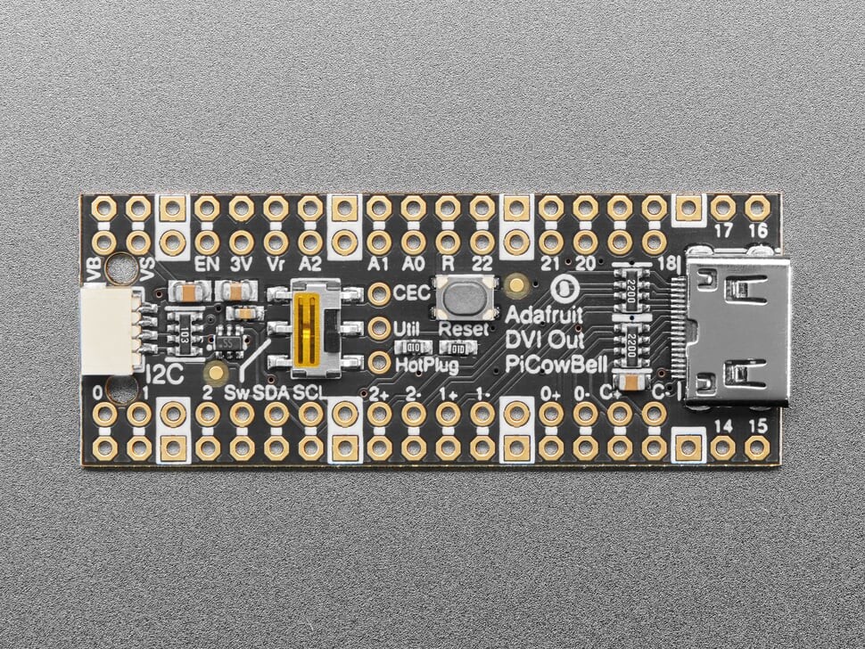Adafruit PiCowbell DVI-udgang til Pico Fungerer med HDMI-display 5745