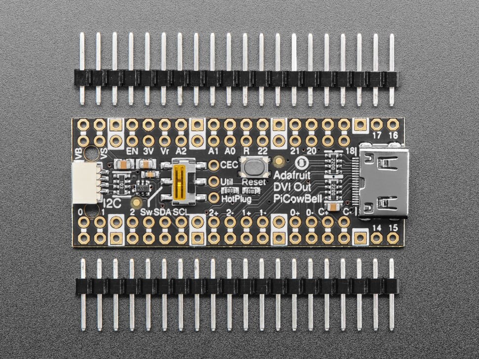 Adafruit PiCowbell DVI-udgang til Pico Fungerer med HDMI-display 5745
