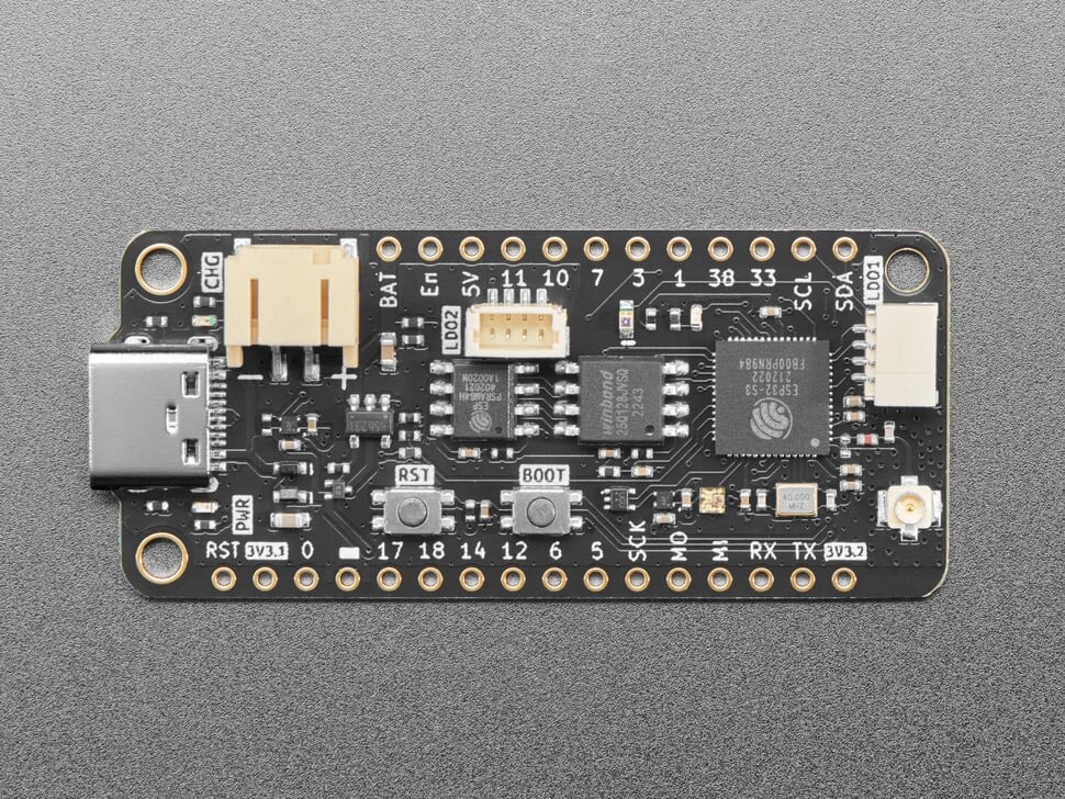 Adafruit FeatherS3 ESP32-S3 med u.FL af Unexpected Maker 5748