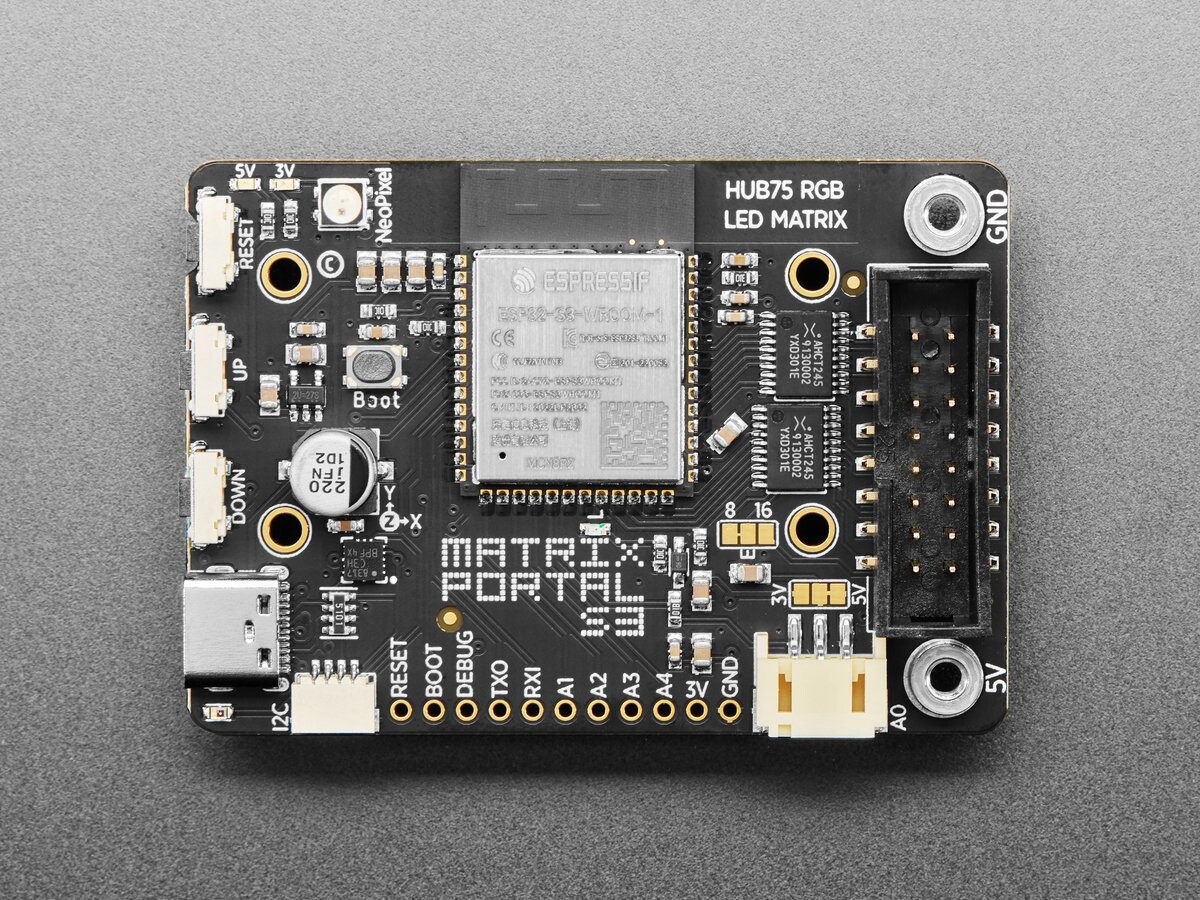 Adafruit Matrix Portal S3 CircuitPython-drevet internetdisplay 5778