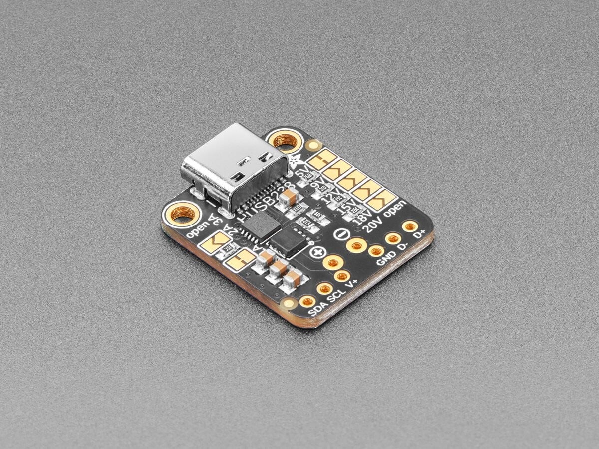 Adafruit USB Type C Power Delivery Dummy Breakout I2C eller Fast 5807
