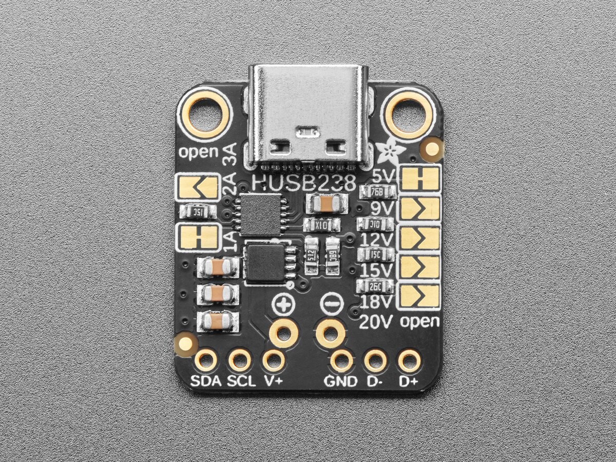 Adafruit USB Type C Power Delivery Dummy Breakout I2C eller Fast 5807