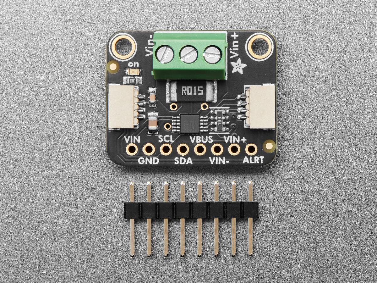 Adafruit INA228 - I2C 85V, 20-bit Høj eller Lav side strømomformer STEMMA QT Qwiic 5832