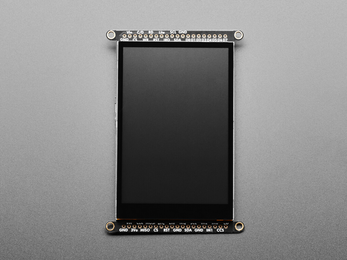 Adafruit 3,5 Zoll TFT 320x480 med kapacitivt touch breakout-kort 5846