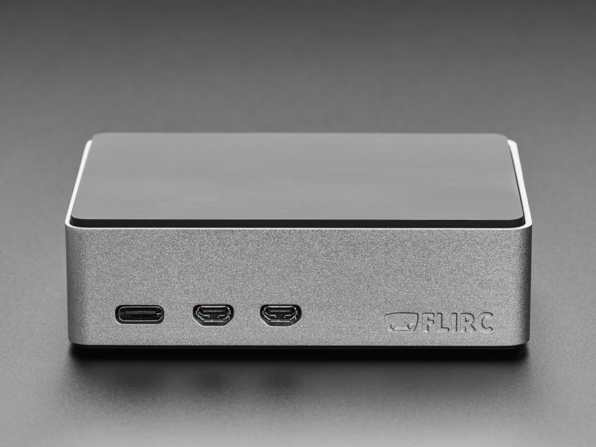 Adafruit Flirc Aluminiumkabinet til Raspberry Pi 5 med indbygget køleplade 5847