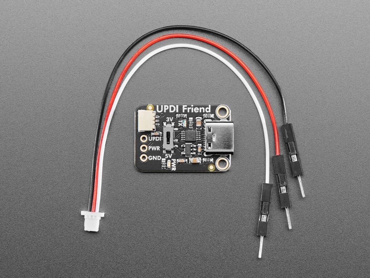 Adafruit UPDI Friend USB Serial UPDI Programmer 3V/5V USB Type-C 5879