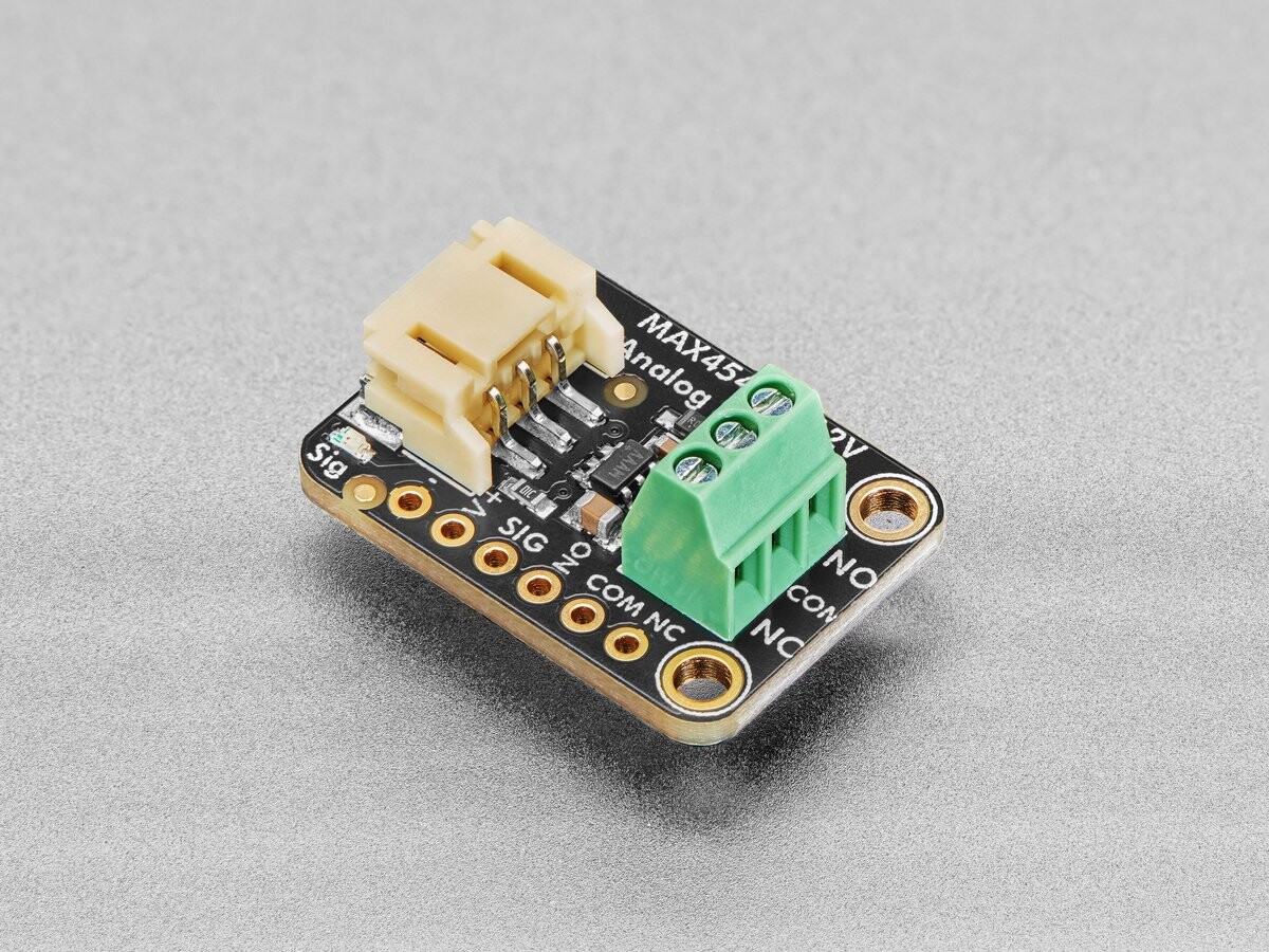 Adafruit STEMMA Analog SPDT-kontakt MAX4544 12V JST PH 2mm 5892