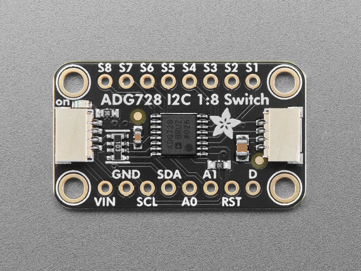 Adafruit ADG728 1-til-8 analog matrix switch Stemma QT 5899