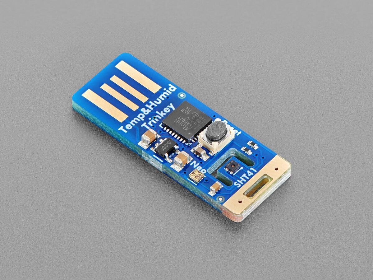 Adafruit SHT41 Temperatur- og Fugtmålesensor til Trinket, USB