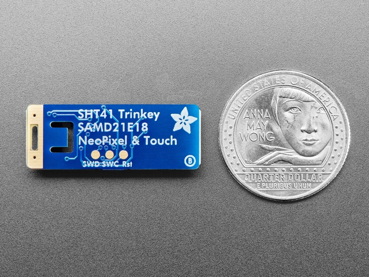 Adafruit SHT41 Temperatur- og Fugtmålesensor til Trinket, USB