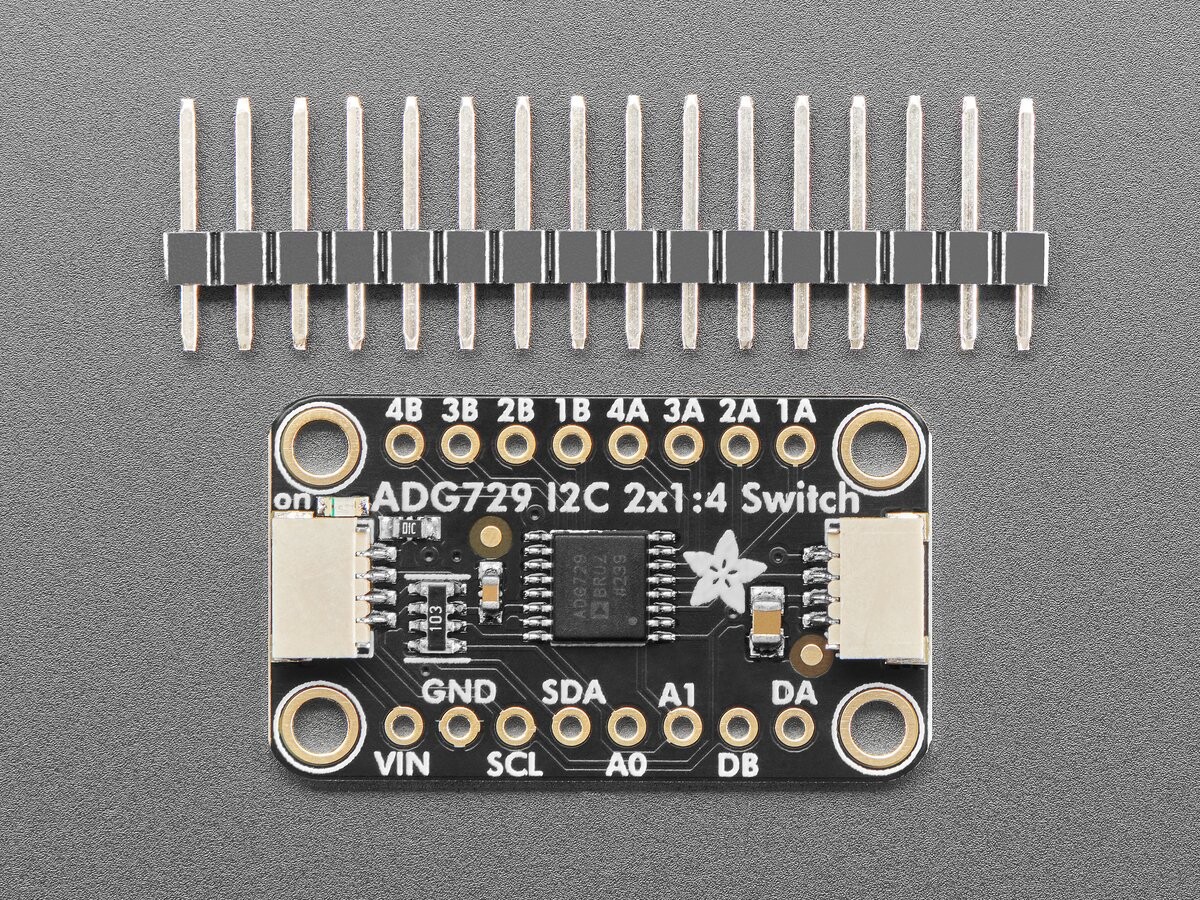 Adafruit ADG729 Dual 1-zu-4 Analoge Matrixschalter Stemma QT 5932