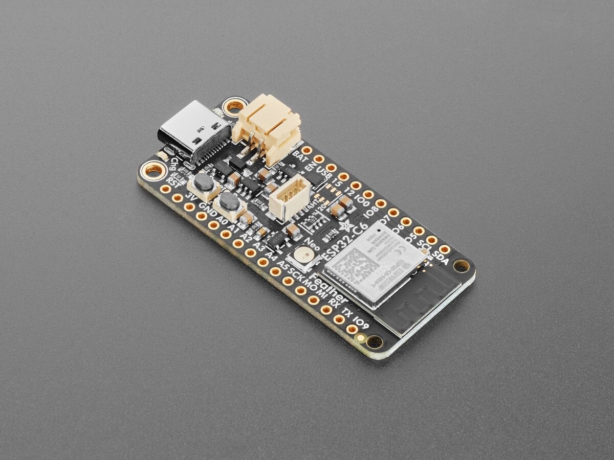 Adafruit ESP32-C6 Feather Udviklingskort STEMMA QT