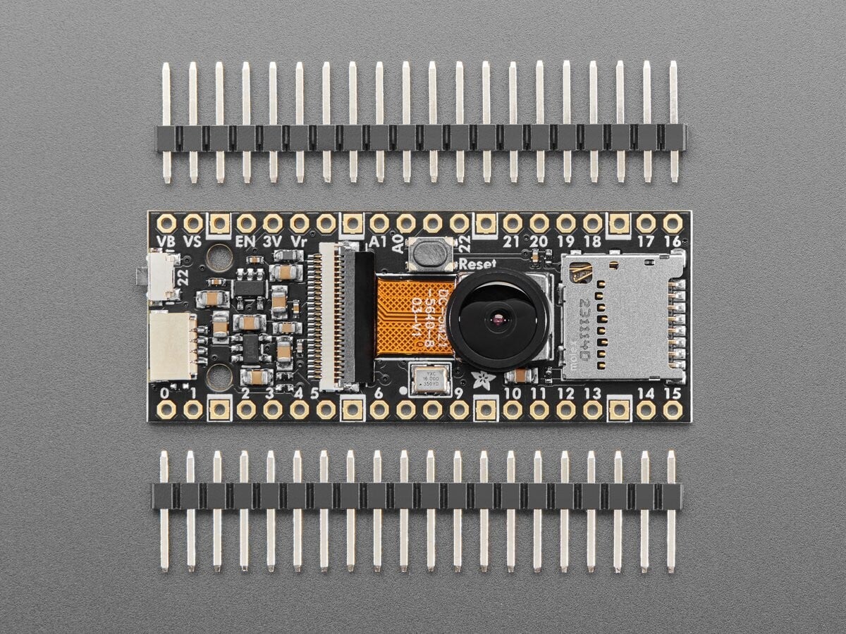 Adafruit PiCowBell Kamera Breakout Bredvinkel 120 graders linse med reset-knap STEMMA QT 5949