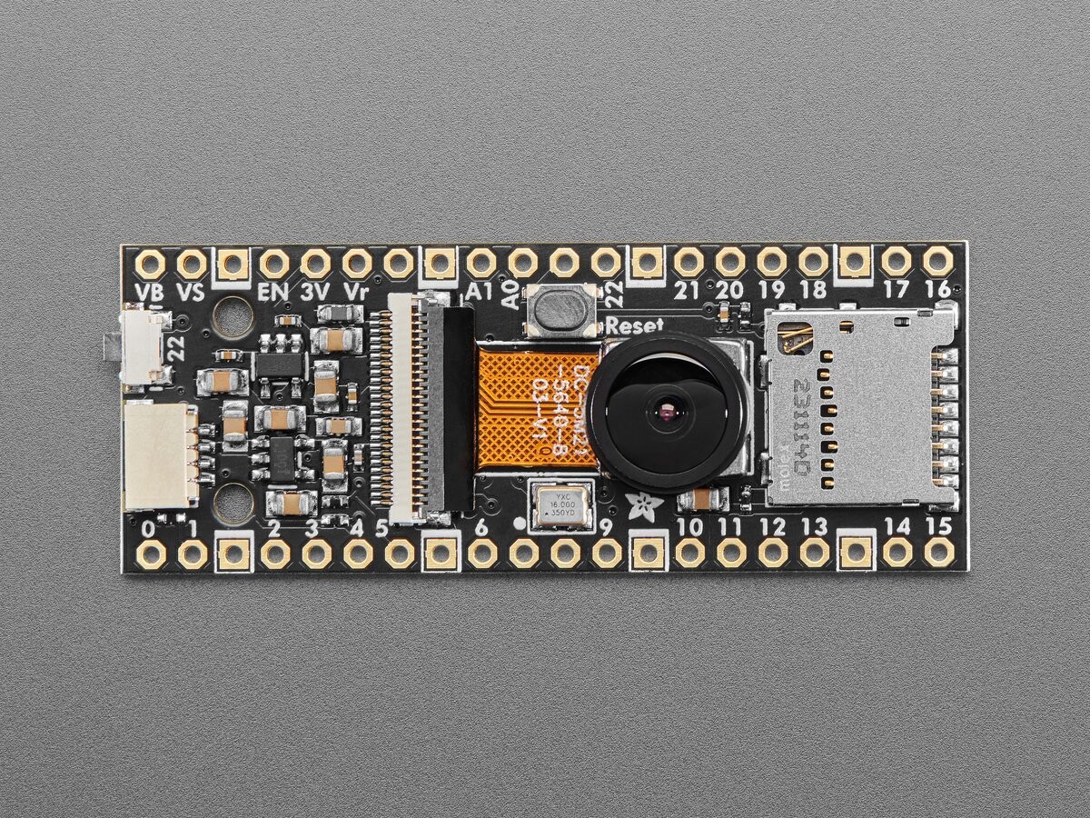 Adafruit PiCowBell Kamera Breakout Bredvinkel 120 graders linse med reset-knap STEMMA QT 5949