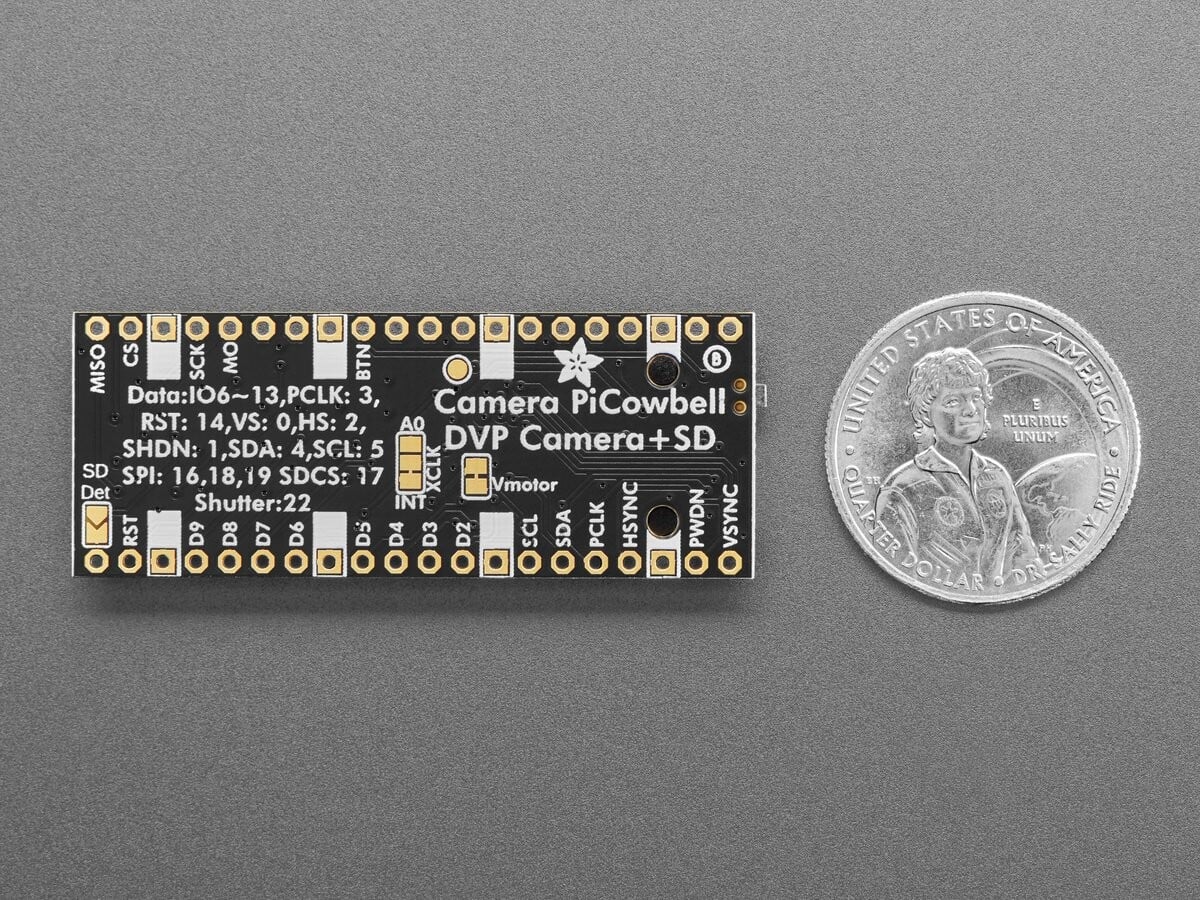 Adafruit PiCowBell Kamera Breakout Bredvinkel 120 graders linse med reset-knap STEMMA QT 5949